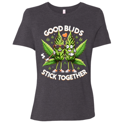 Good Buds Ladies Relaxed Jersey Short-Sleeve T-Shirt