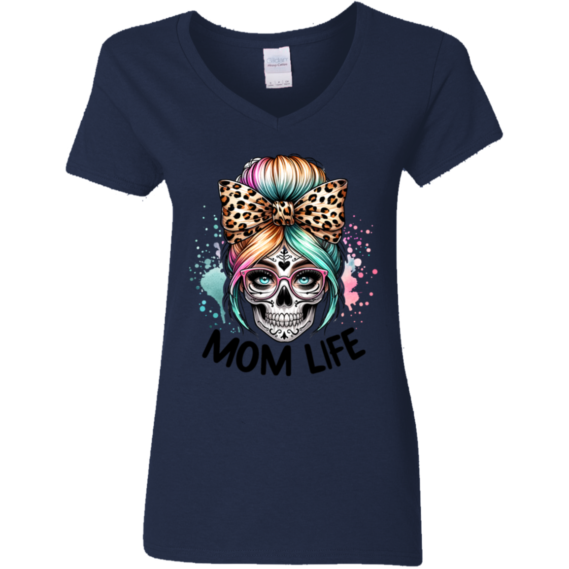 Mom Life Women's V-Neck T-Shirt