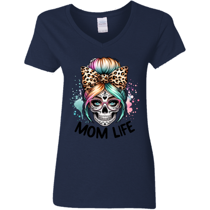 Mom Life Women's V-Neck T-Shirt