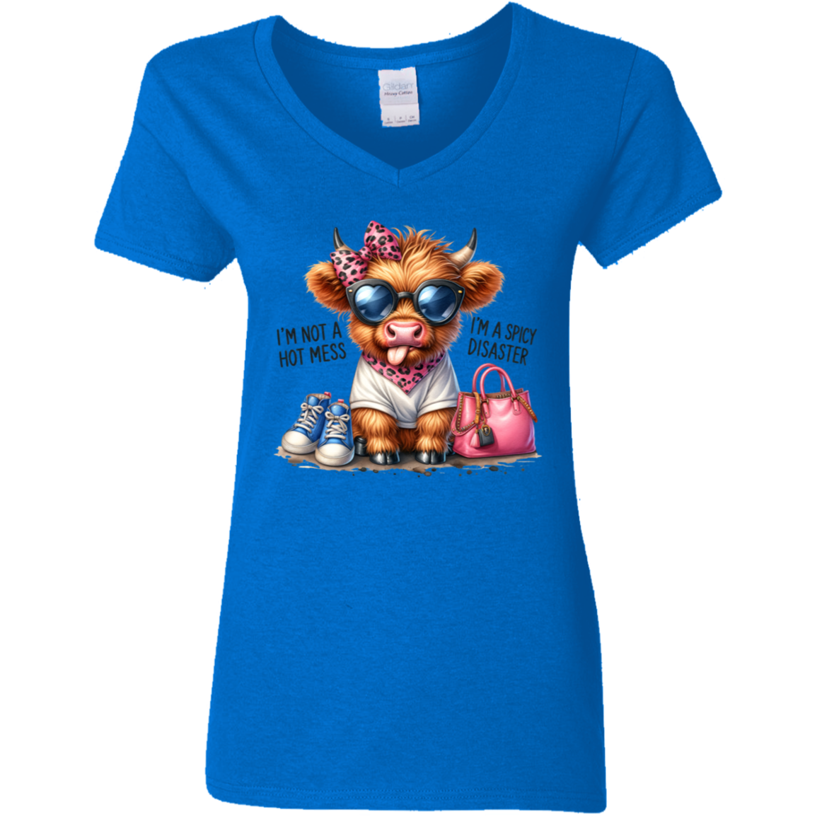 I'm Not a Hot Mess, I'm a Spicy Disaster | Women's V-Neck Tee