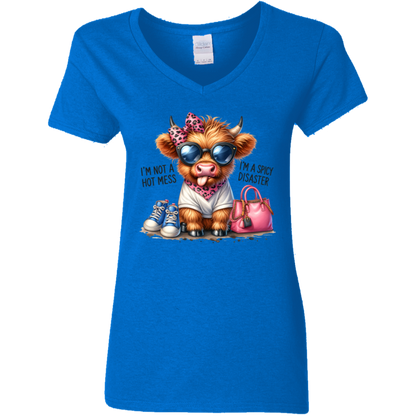 I'm Not a Hot Mess, I'm a Spicy Disaster | Women's V-Neck Tee