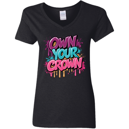 Own Your Crown Women's V-Neck T-Shirt