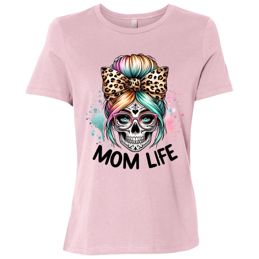 Mom Life Ladies Relaxed Jersey Short-Sleeve T-Shirt