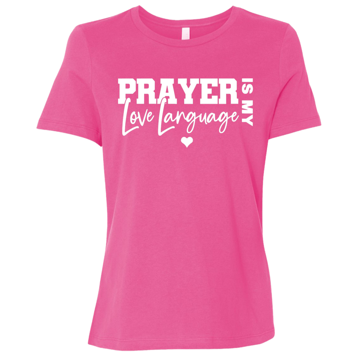 Prayer Is My Love Language Relaxed Jersey T-Shirt