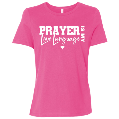 Prayer Is My Love Language Relaxed Jersey T-Shirt