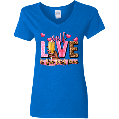 Self Love Is the Best Love | Women's V-Neck Tee