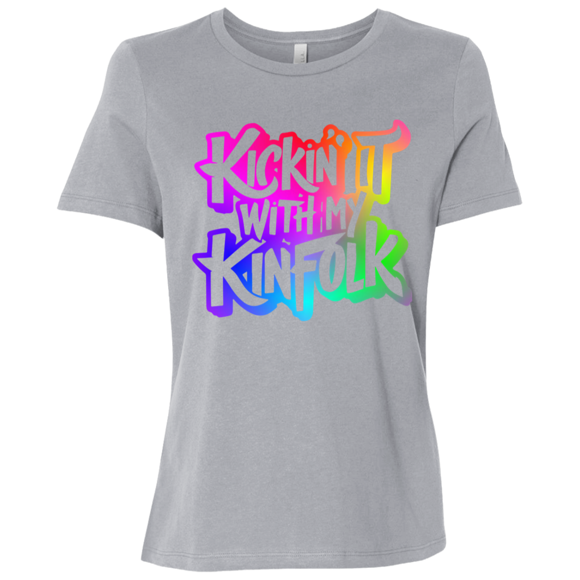Kickin It With My Kinfolk | Women's Relaxed Fit Tee