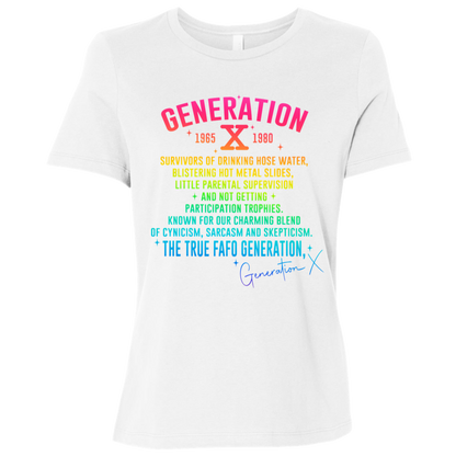 Generation X Ladies' Relaxed Graphic Tee