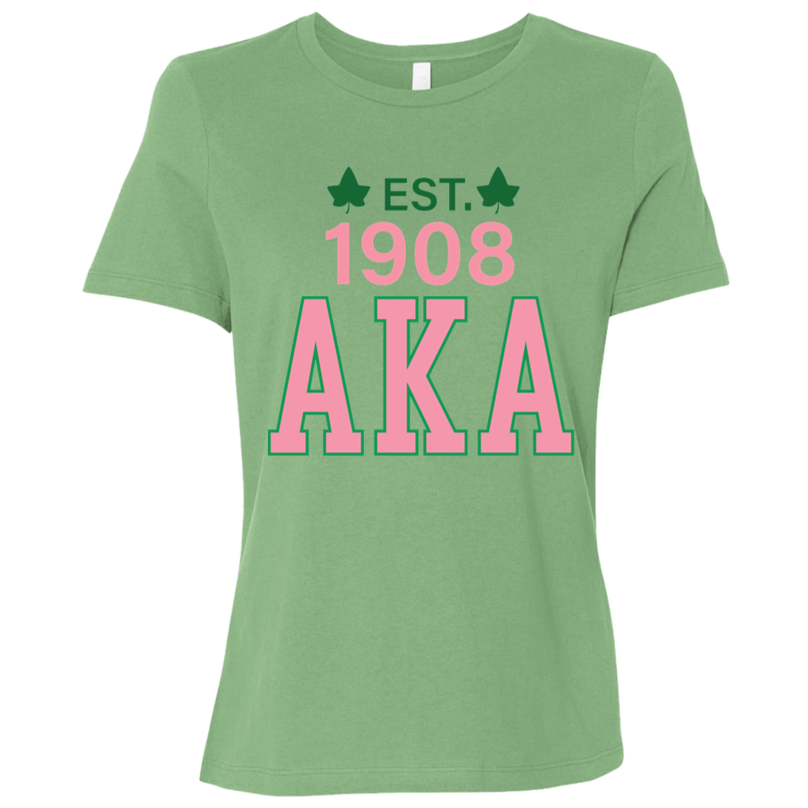 EST 1908 AKA Ladies' Relaxed Graphic Tee