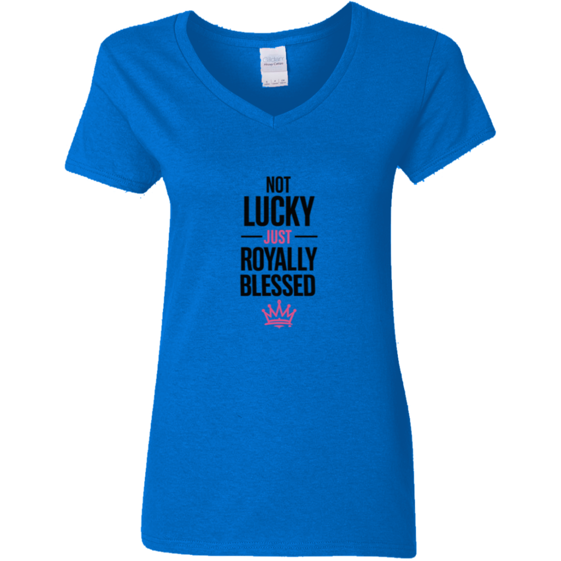 Not Lucky Just Royally Blessed V-Neck