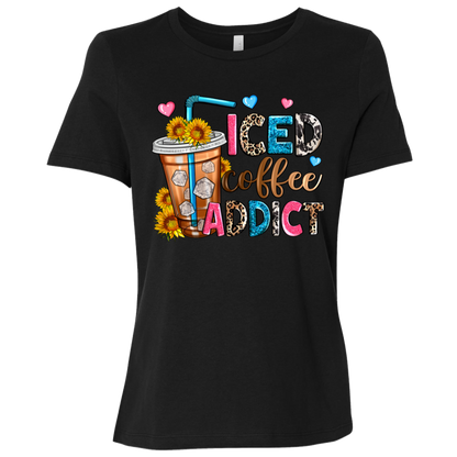 Iced Coffee Addict | Women's Relaxed Fit Tee