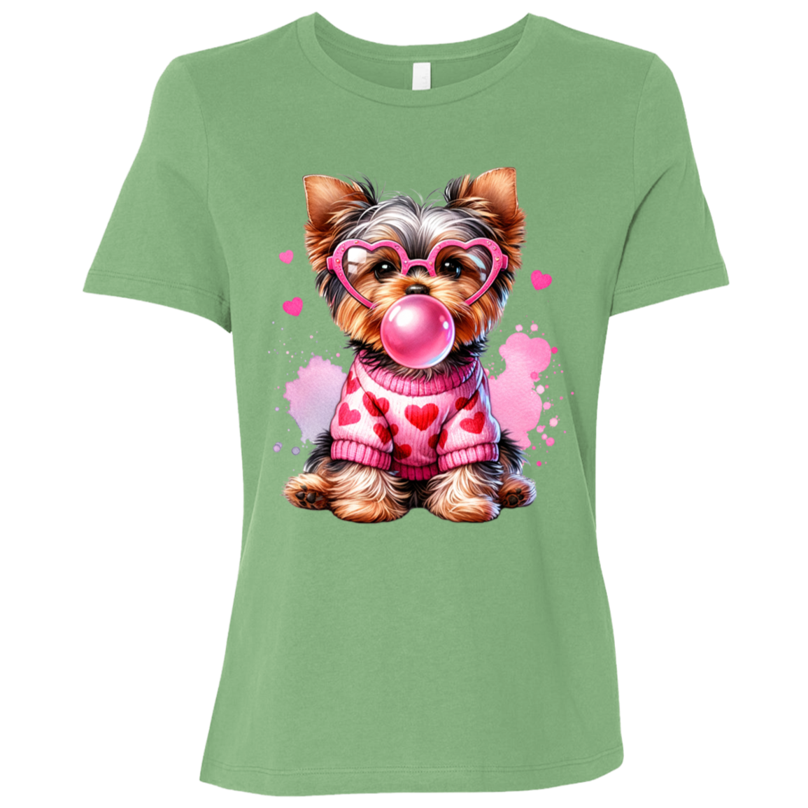 Yorkie Love | Women's Relaxed Fit Tee