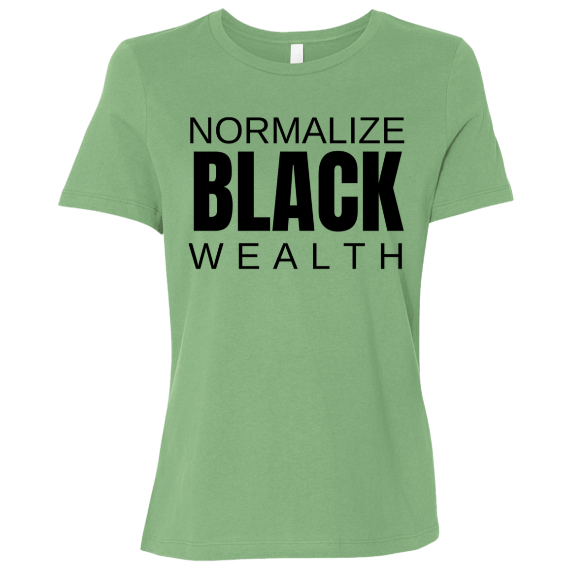 Normalize Black Wealth Tee