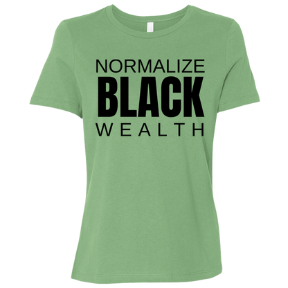 Normalize Black Wealth Tee