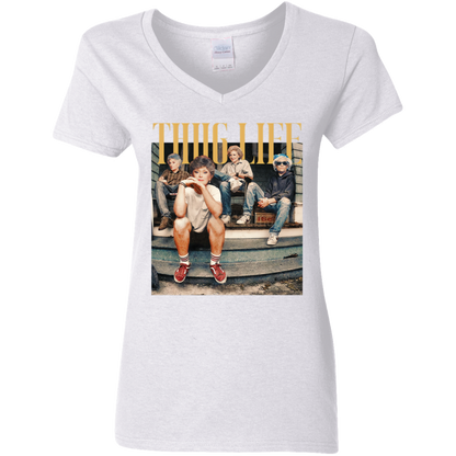 Thug Life Ladies' 5.3 oz. V-Neck T-Shirt