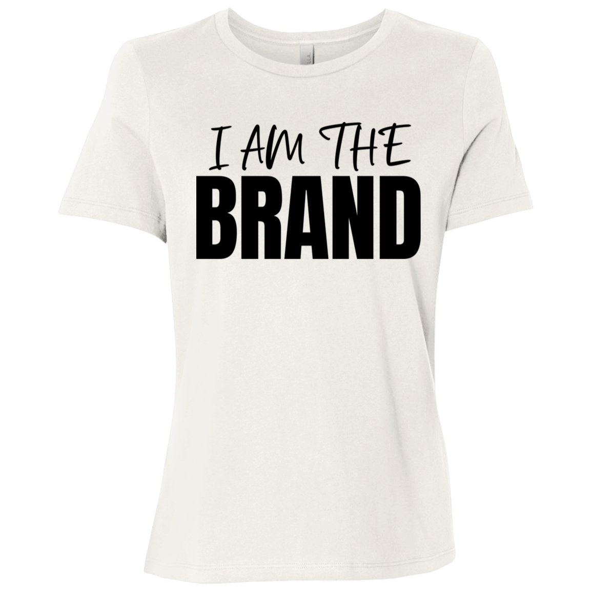 I Am The Brand Ladies Relaxed Jersey Short-Sleeve T-Shirt