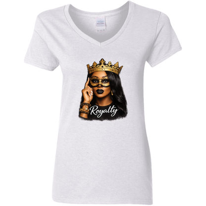 Royalty Ladies' 5.3 oz. V-Neck T-Shirt