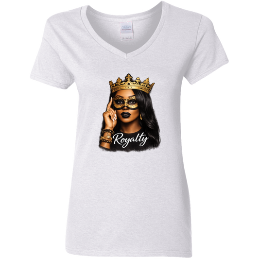 Royalty Ladies' 5.3 oz. V-Neck T-Shirt