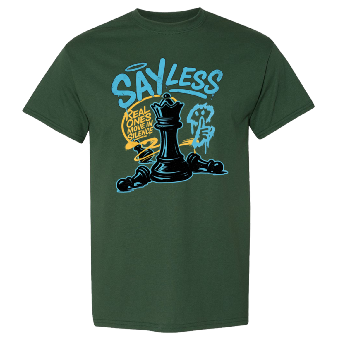 Say Less Men's DryBlend Short Sleeve Tee