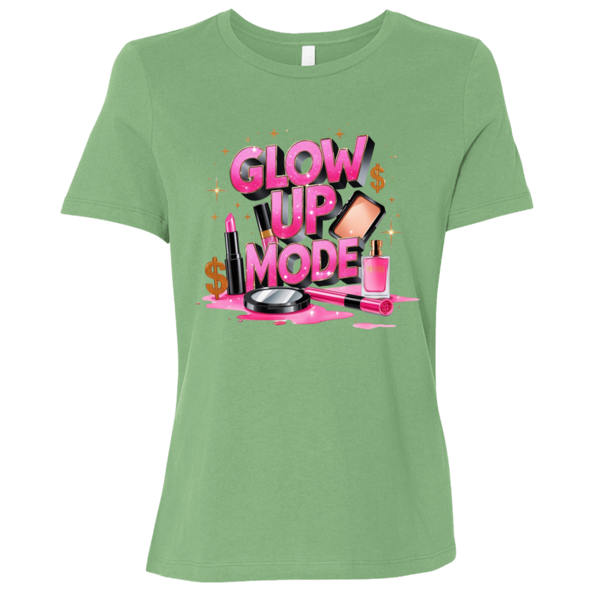 Glow Up Mode Women's Relaxed Jersey T-Shirt