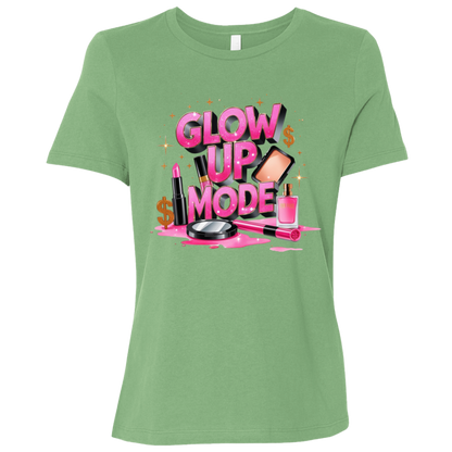 Glow Up Mode Women's Relaxed Jersey T-Shirt