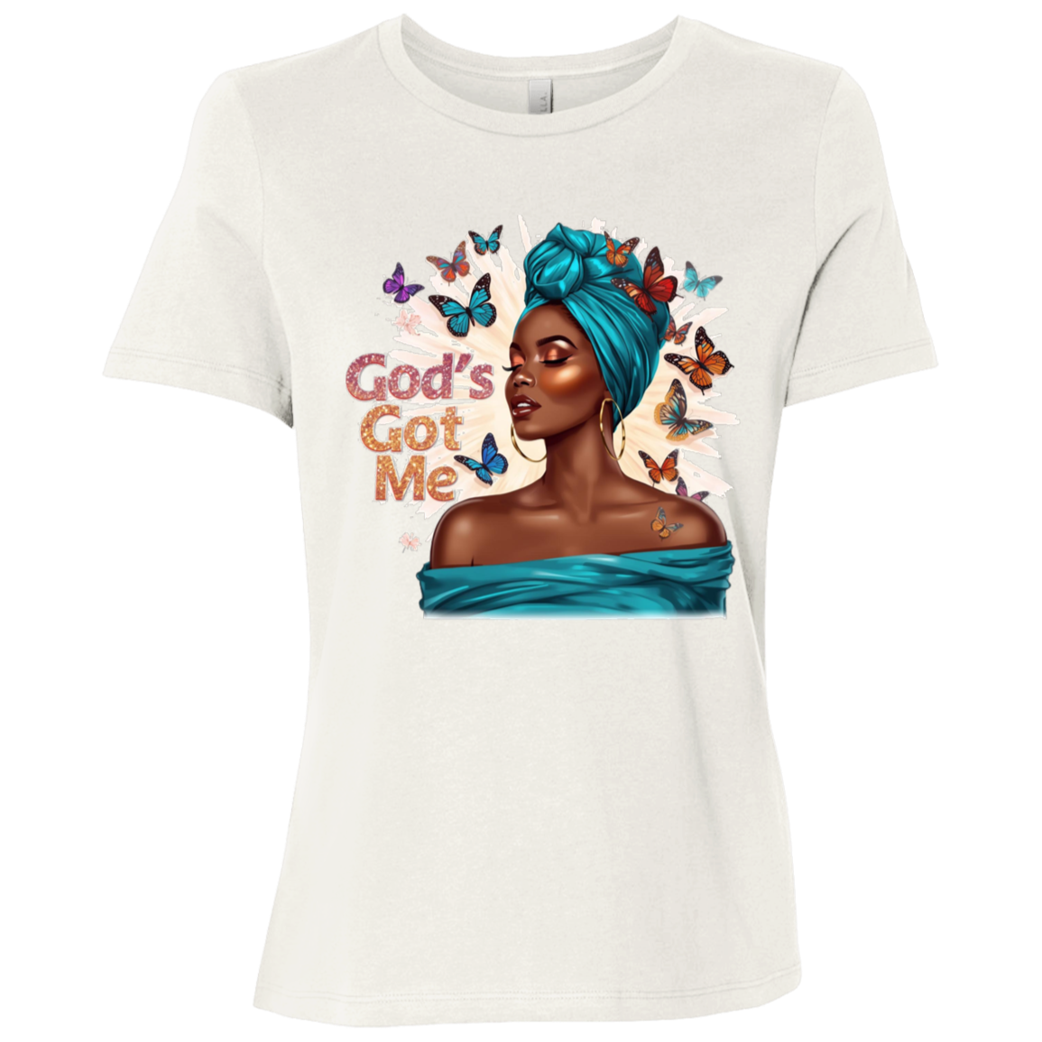 God's Got Me Ladies Relaxed Jersey Short-Sleeve T-Shirt