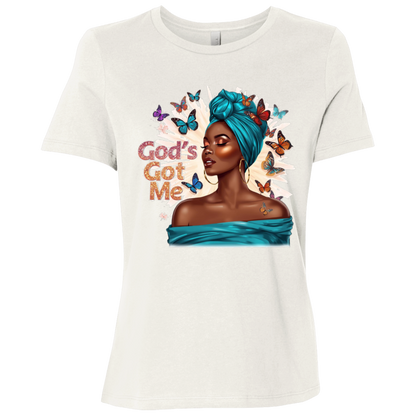 God's Got Me Ladies Relaxed Jersey Short-Sleeve T-Shirt