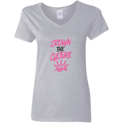 Crown The Culture V-Neck Tee