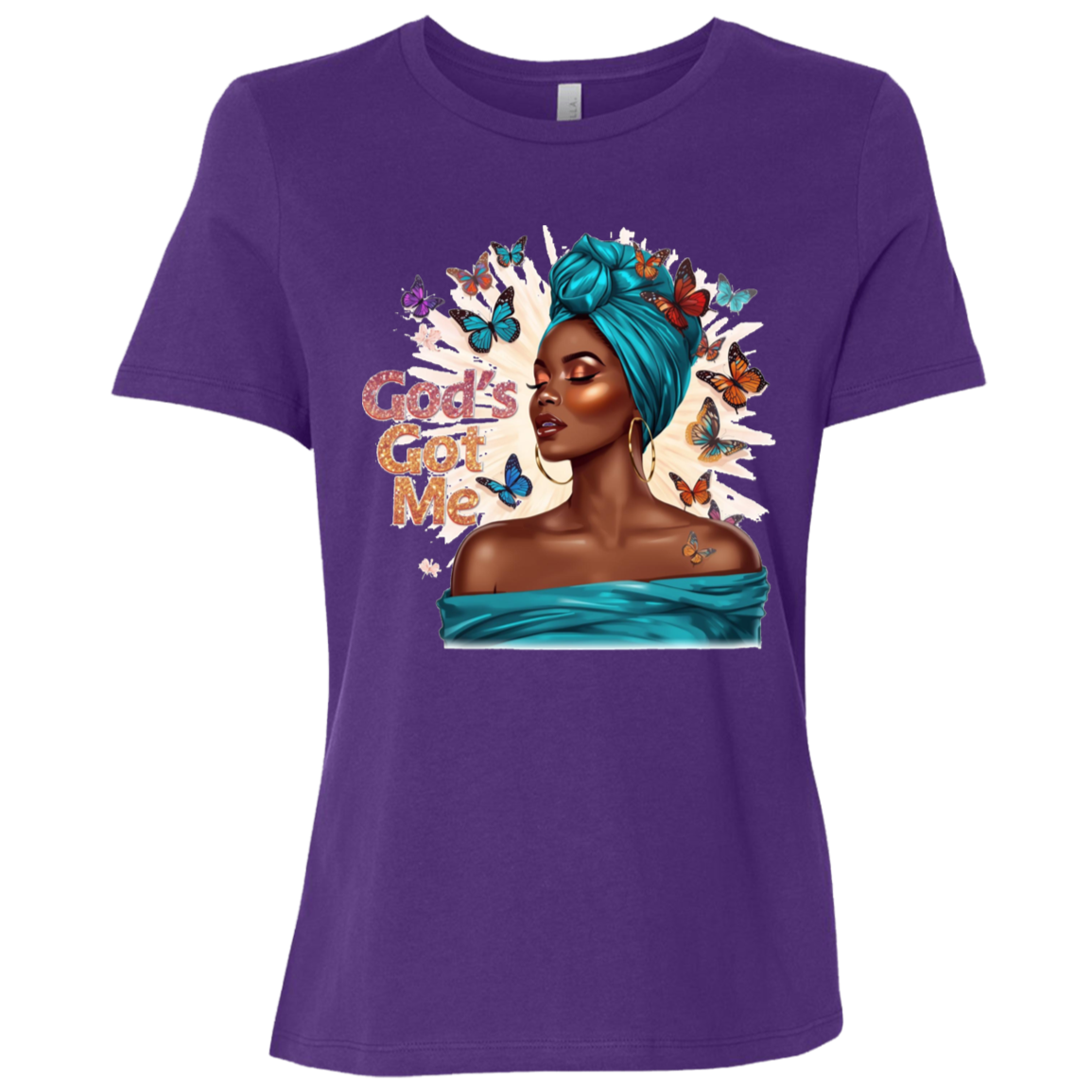 God's Got Me Ladies Relaxed Jersey Short-Sleeve T-Shirt