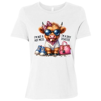 I'm Not a Hot Mess, I'm a Spicy Disaster | Women's Relaxed Fit Tee