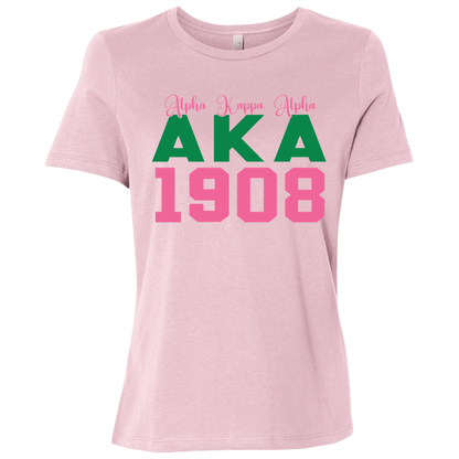 AKA 1908 Ladies Relaxed Jersey Short-Sleeve T-Shirt