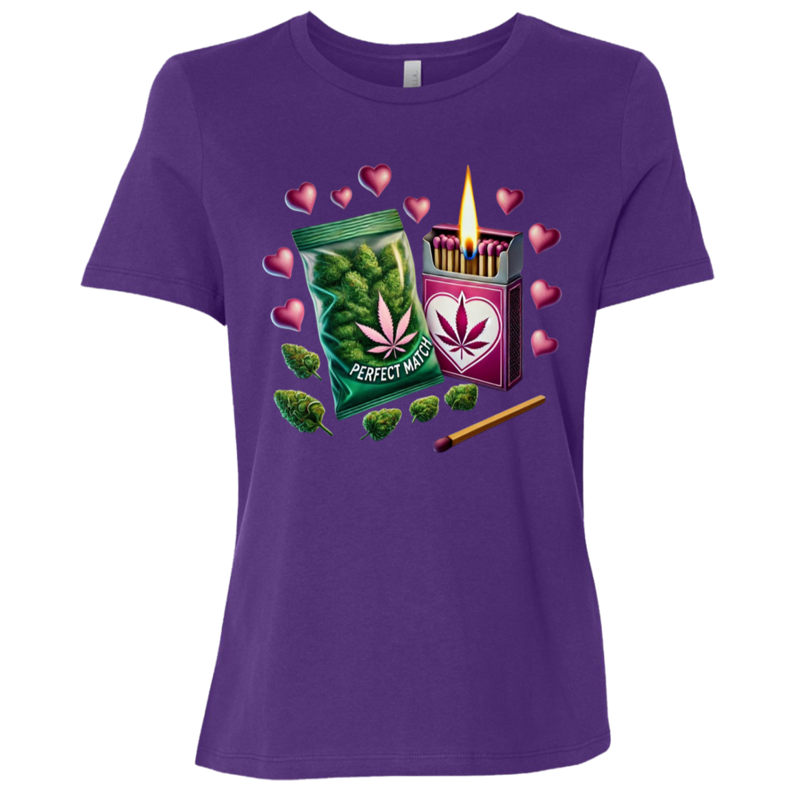 A Perfect Match Ladies Relaxed Jersey Short-Sleeve T-Shirt
