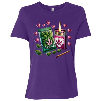 A Perfect Match Ladies Relaxed Jersey Short-Sleeve T-Shirt