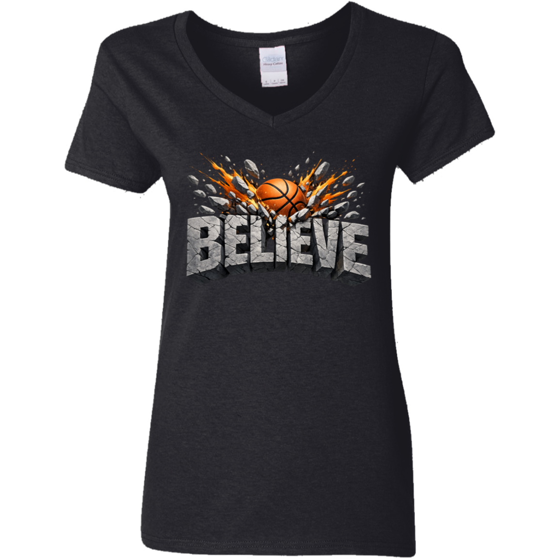 Believe V-Neck T-Shirt