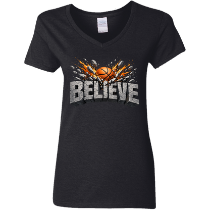 Believe V-Neck T-Shirt