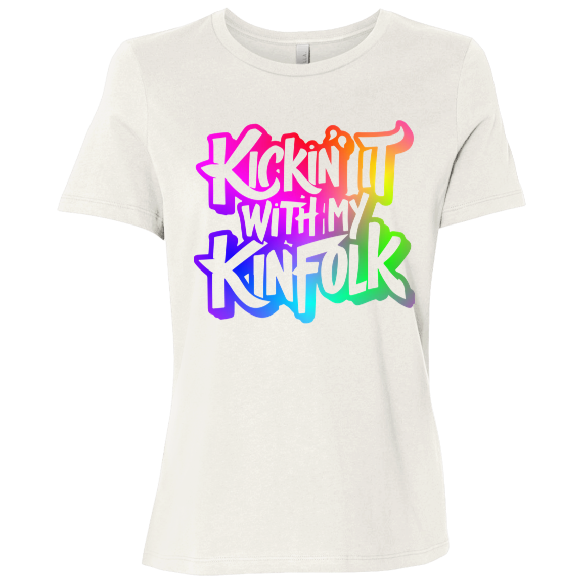 Kickin It With My Kinfolk | Women's Relaxed Fit Tee