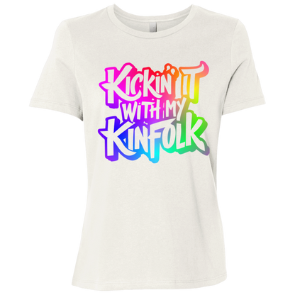 Kickin It With My Kinfolk | Women's Relaxed Fit Tee