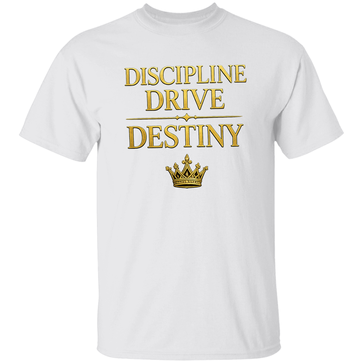 Discipline, Drive, Destiny Men's Heavyweight Graphic Tee