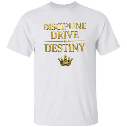 Discipline, Drive, Destiny Men's Heavyweight Graphic Tee
