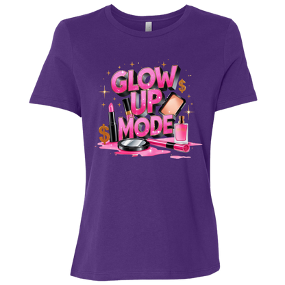 Glow Up Mode Women's Relaxed Jersey T-Shirt