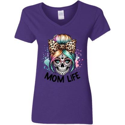 Mom Life Women's V-Neck T-Shirt