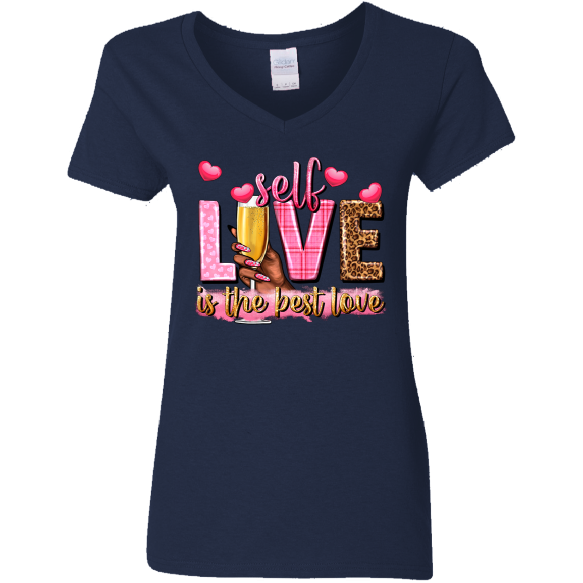 Self Love Is the Best Love | Women's V-Neck Tee