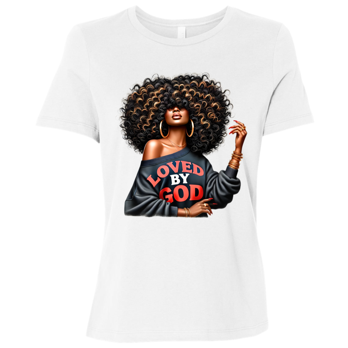 Loved by God Relaxed Jersey Short-Sleeve T-Shirt