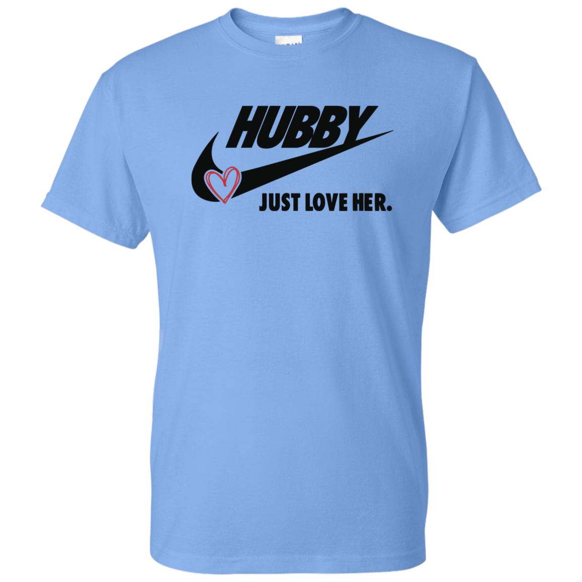 Hubby Just Love Her Men's DryBlend Short Sleeve Tshirt