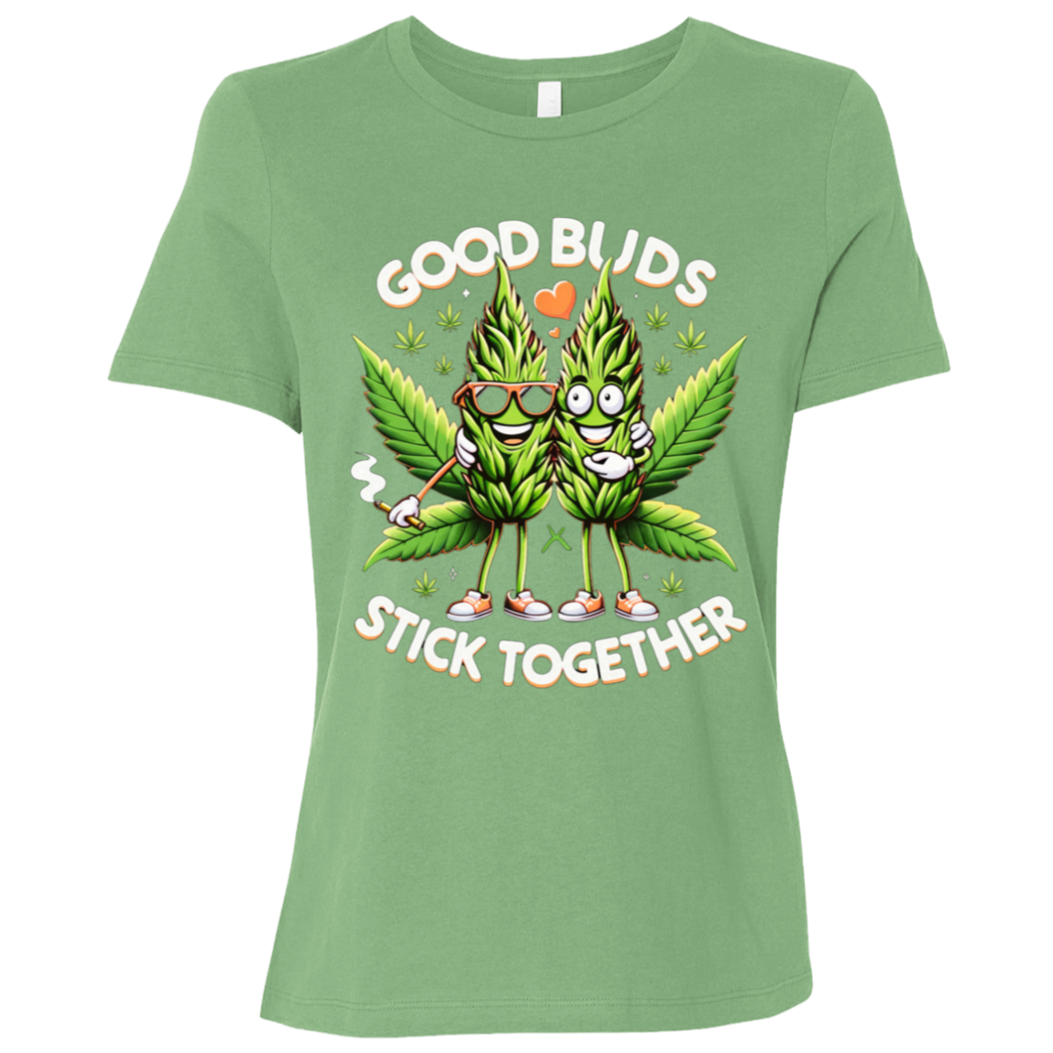Good Buds Ladies Relaxed Jersey Short-Sleeve T-Shirt