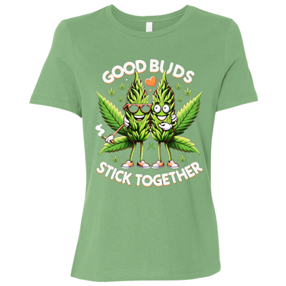 Good Buds Ladies Relaxed Jersey Short-Sleeve T-Shirt