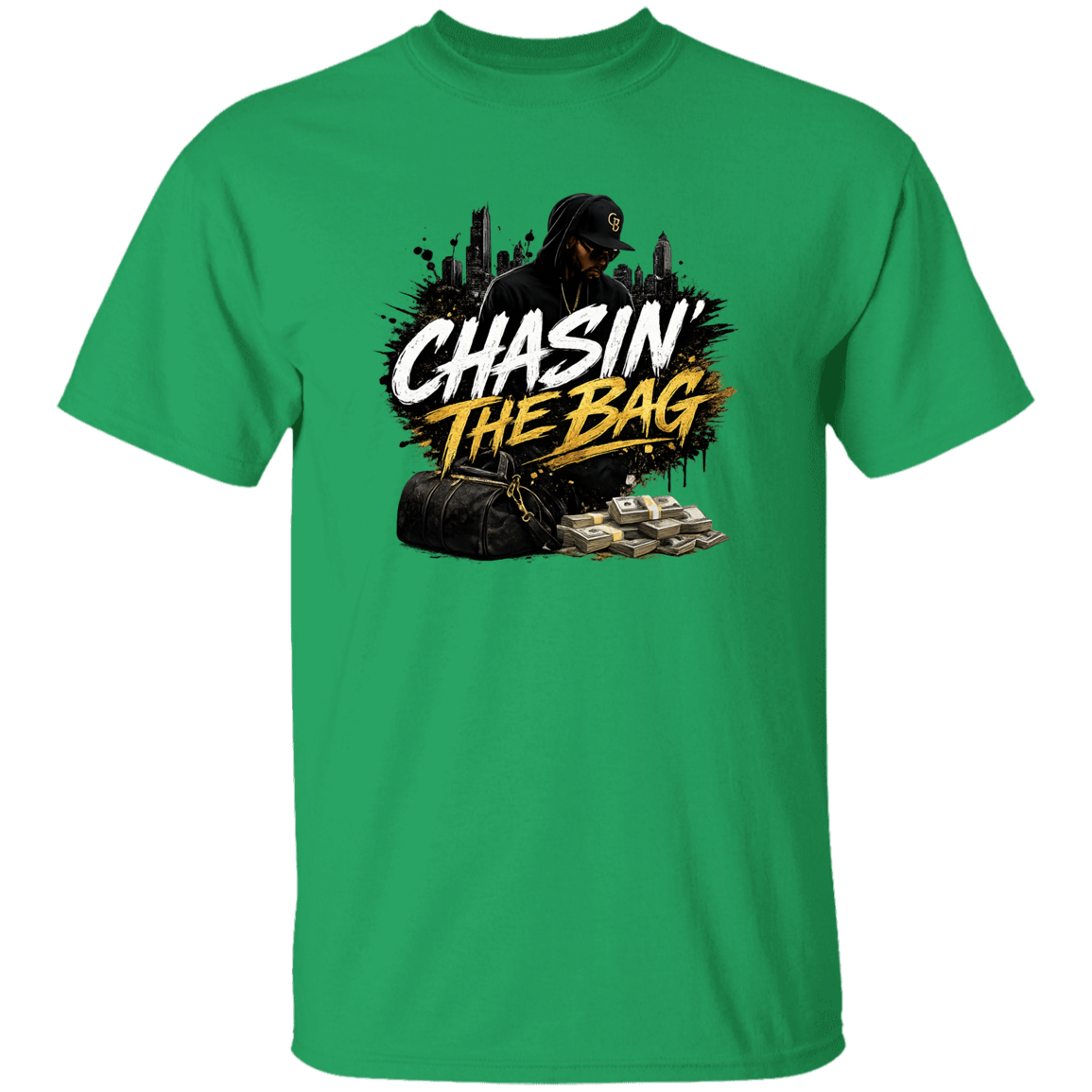 Chasin' The Bag Men's 5.3 oz. Heavyweight T-Shirt