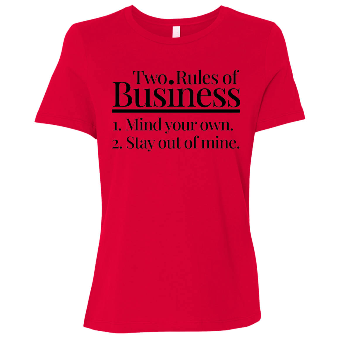 Bella + Canvas Ladies Relaxed Jersey Short-Sleeve T-Shirt