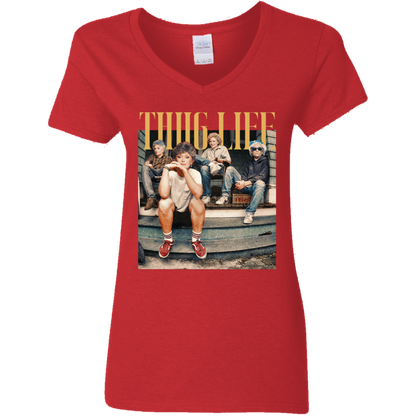 Thug Life Ladies' 5.3 oz. V-Neck T-Shirt