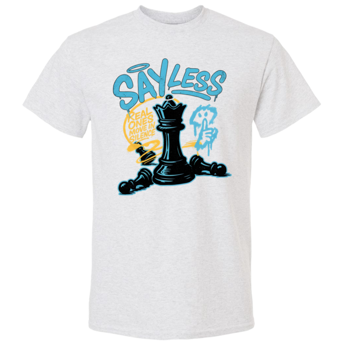 Say Less  Mens DryBlend Short Sleeve Tee